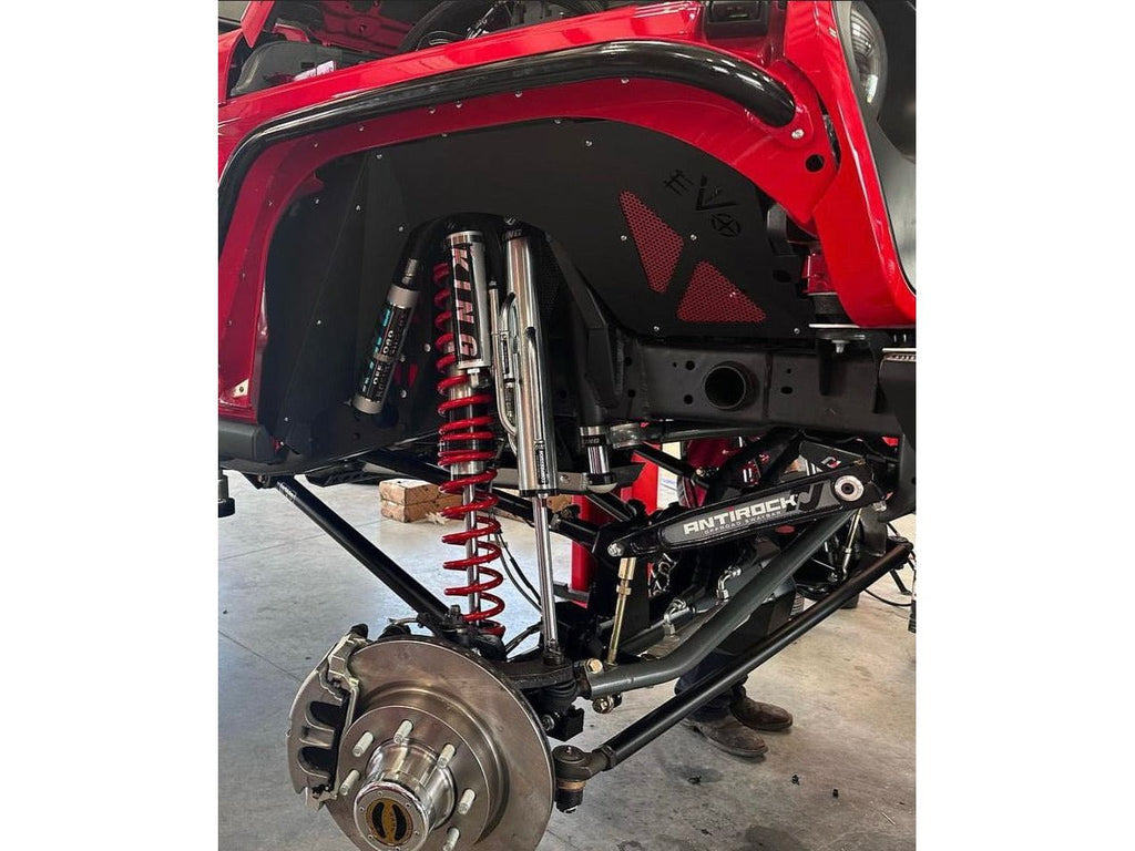 EVO MFG 2018-2024 Jeep Wrangler JL & 2020-2024 Jeep Gladiator JT Front Double Throwdown Tower Install Kit - image 7