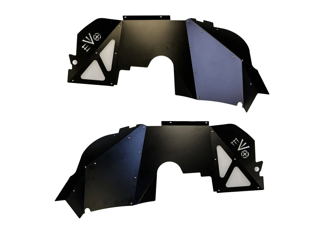 EVO MFG JL/JT Gas Front Vented Aluminum Inner Fenders