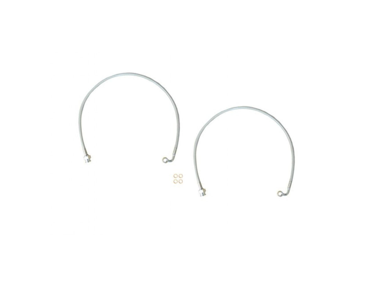 EVO MFG 2018-2024 Jeep Wrangler JL Rear Brakeline hose Pair - 2-5" Lift