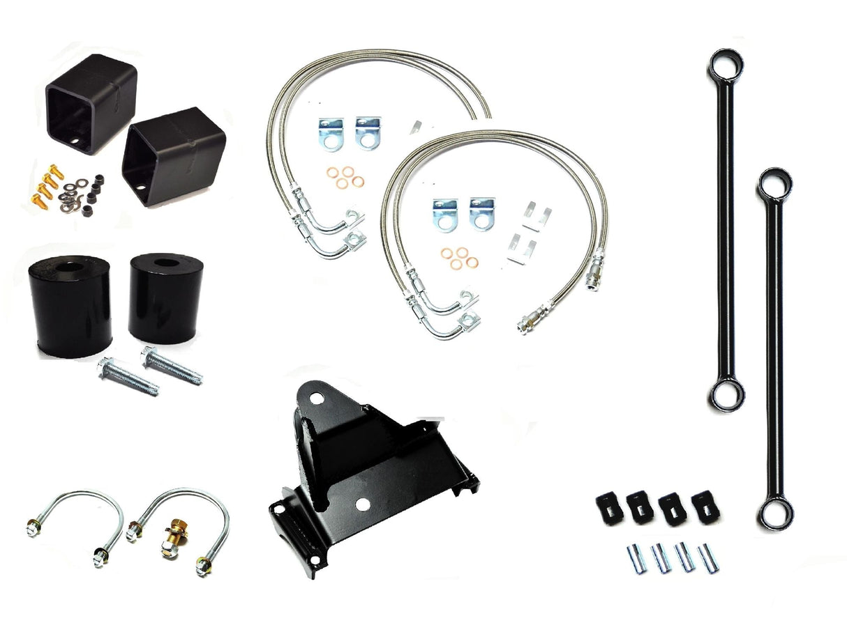 EVO MFG EVO ENFORCER KIT 3" INSTALL COMPONENT KIT RIGHT HAND DRIVE