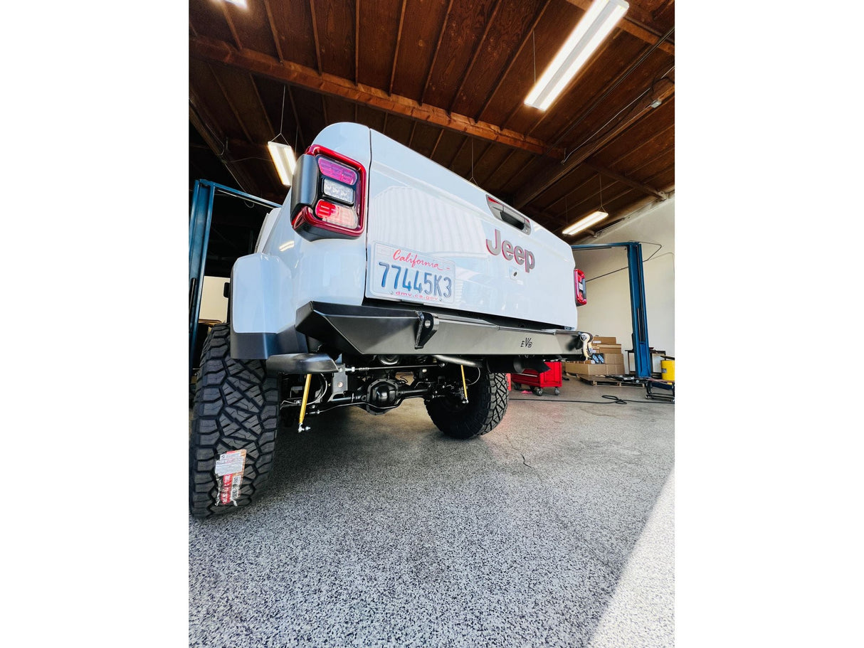 EVO MFG 2020-2024 Jeep Gladiator JT Rear High N Tight Rear Bumper. High Clearance Bumper