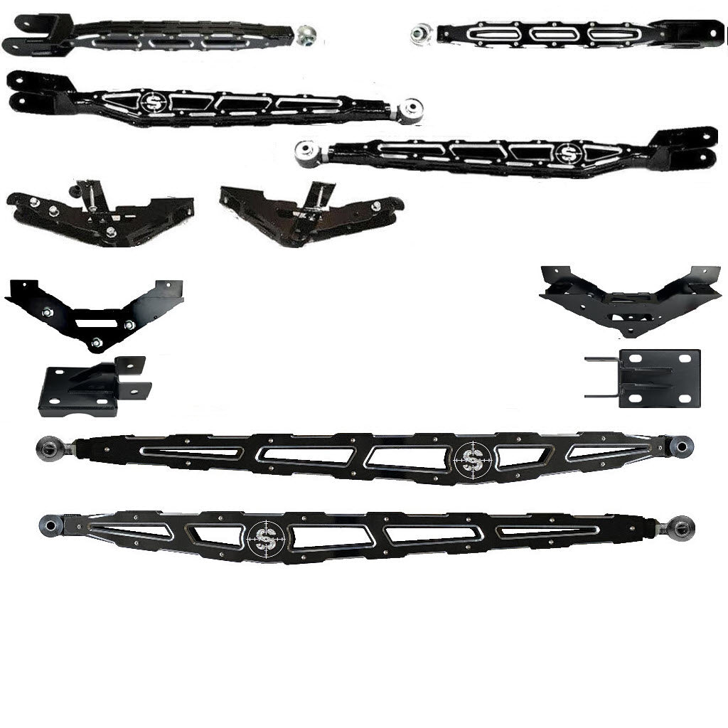 10" to 14" F250 F350 LONG ARM 4-Link Lift Upgrade for 2023 to 2026 Super Duty