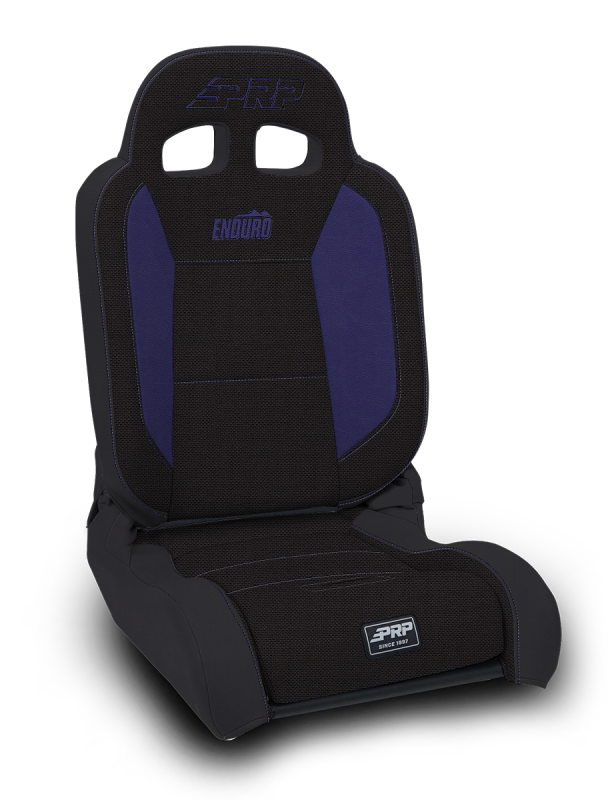 PRP EnduroDaily Reclining Suspension Seat - Black/Purple Tweed - Driver