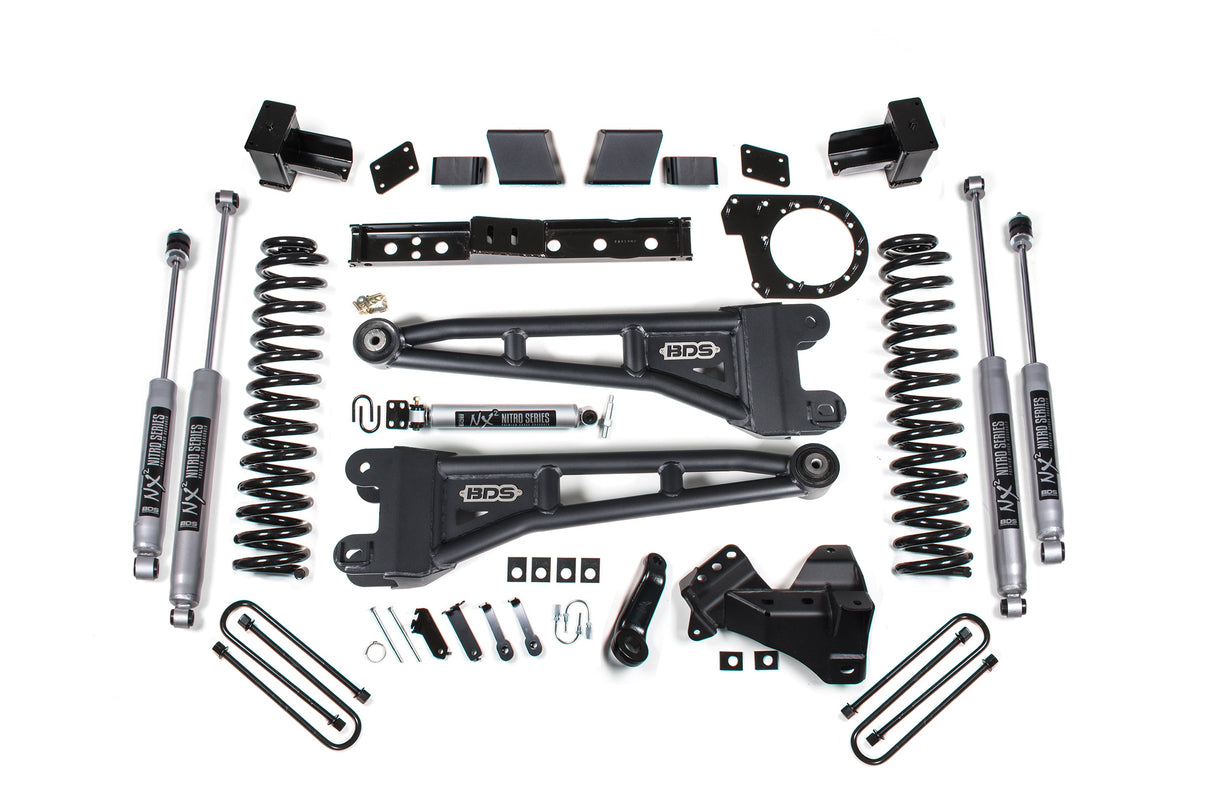 BDS 7 Inch Lift Kit w/ Radius Arm | Ford F250/F350 Super Duty (23-25) 4WD | Diesel