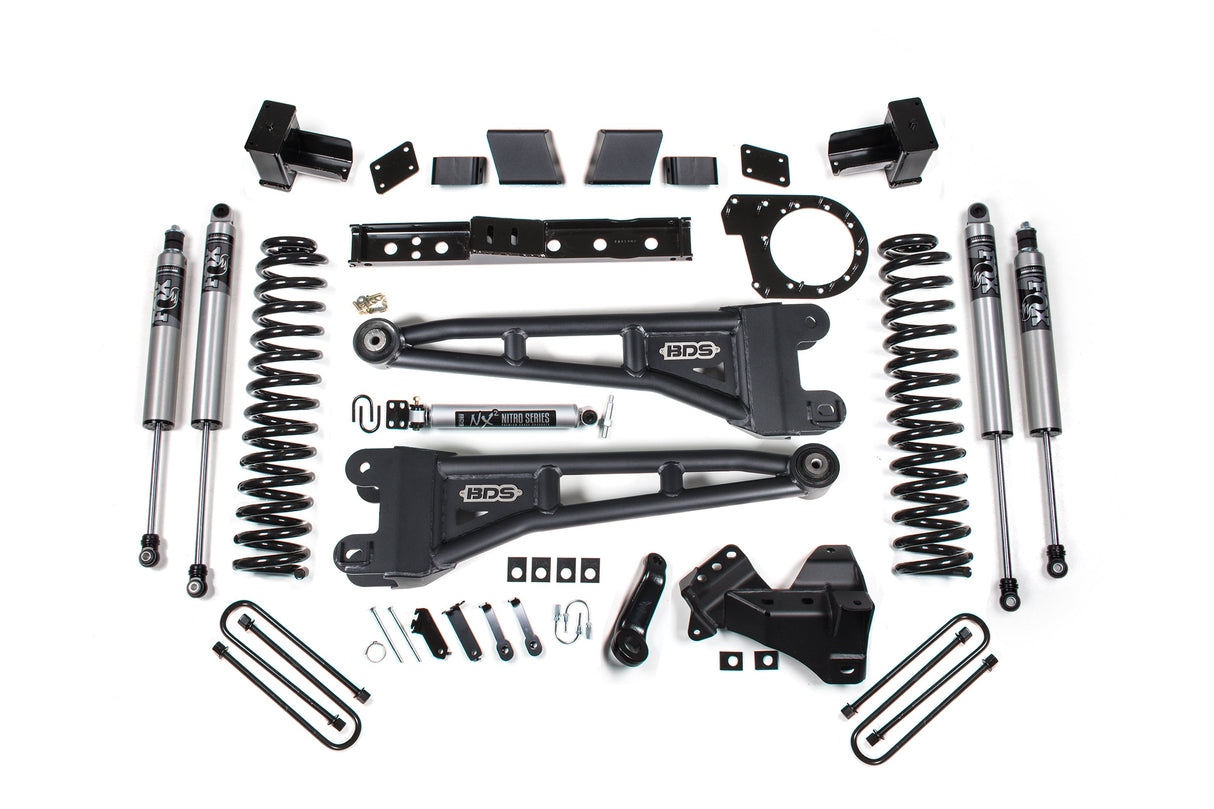 BDS 7 Inch Lift Kit w/ Radius Arms | Ford F350 Super Duty DRW (23-25) 4WD | Diesel
