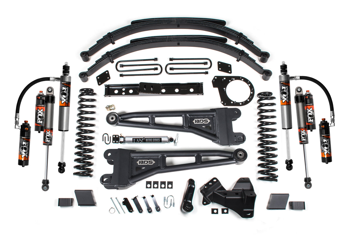 BDS 7 Inch Lift Kit w/ Radius Arm | Ford F250/F350 Super Duty (23-25) 4WD | Diesel