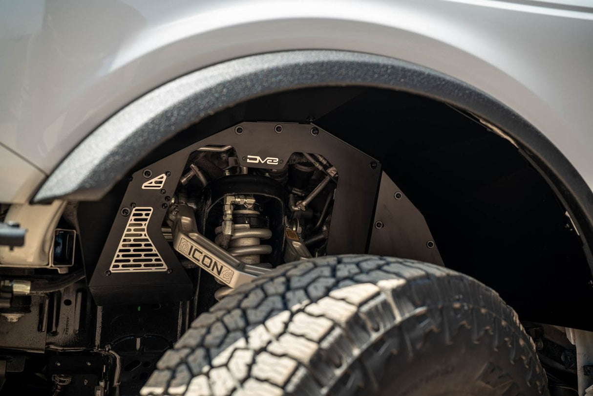 DV8 Offroad 21-25 Ford Bronco Addictive Desert Designs Front Inner Fender Liners