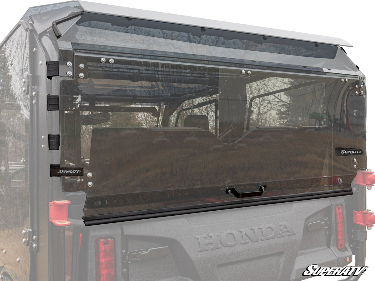SuperATV Product Honda Pioneer 1000-5 Rear Flip Windshield