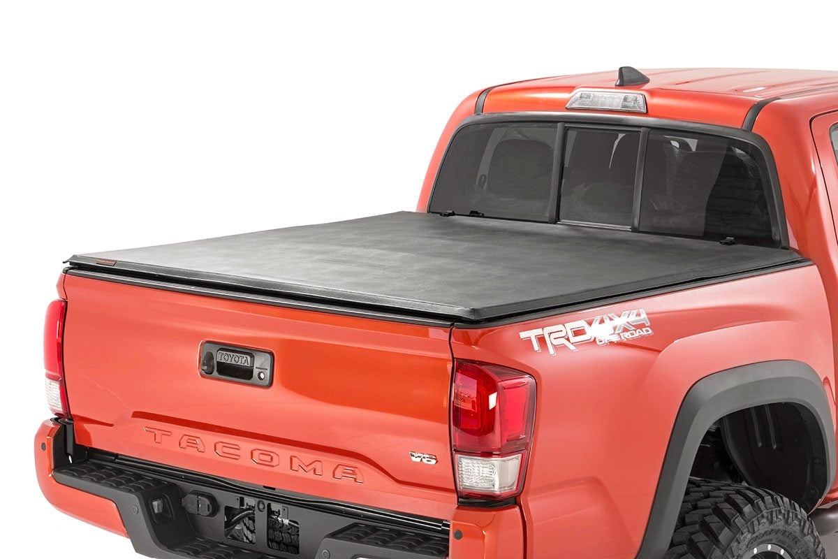 Soft Tri-Fold Bed Cover | 5' Bed | Dbl Cab | Toyota Tacoma 2WD/4WD (16-26)