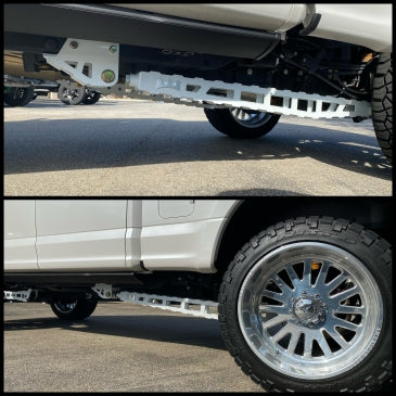 WICKED 17+ FORD F-250/350 SINGLE REAR WHEEL TRACTION BARS 0-8" LIFT