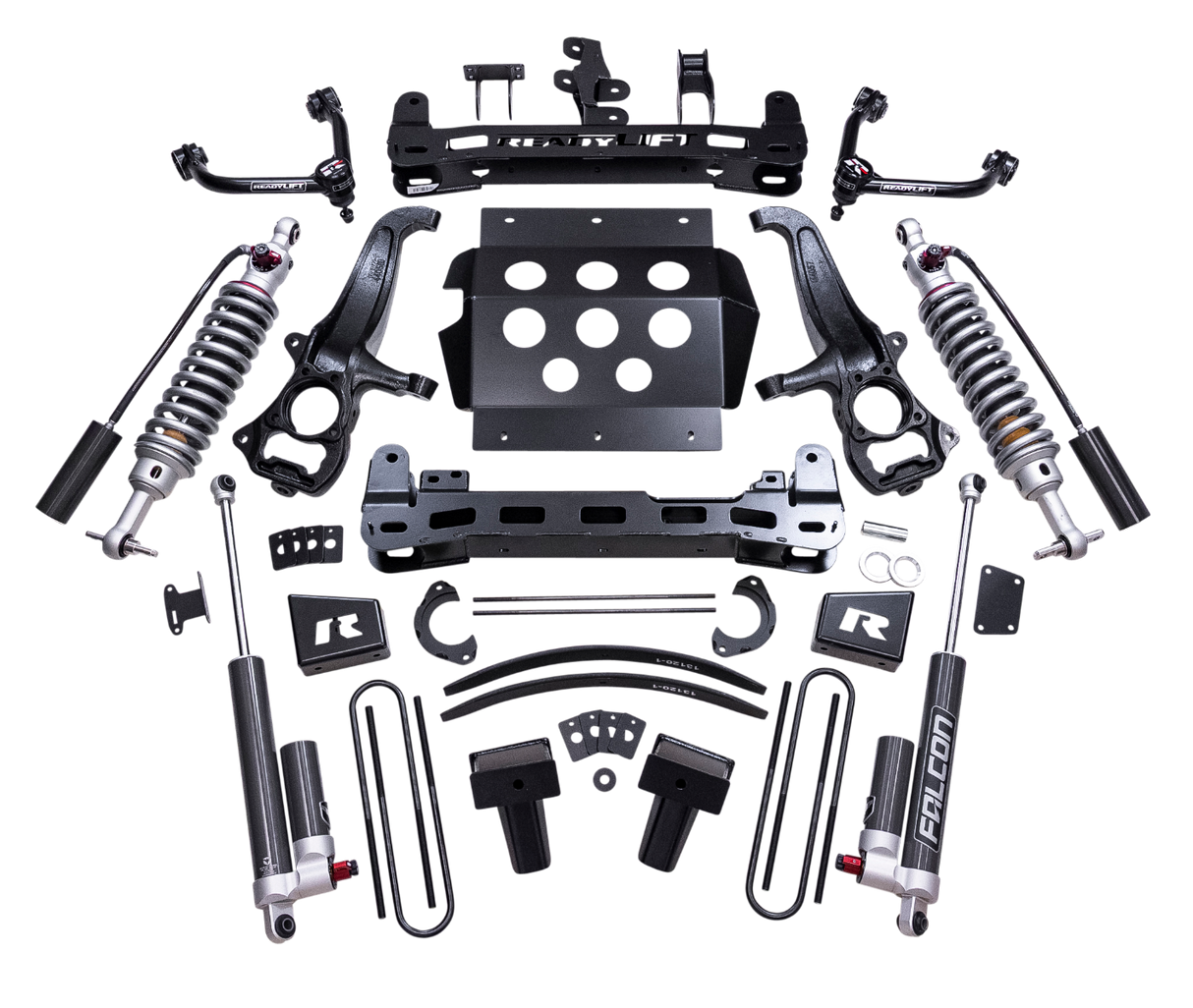ReadyLIFT 42-35840 - 2025-2025 Chevrolet/GMC 1500 8'' MAX3.3 Suspension System with Falcon 3.3 Adjustable Shocks
