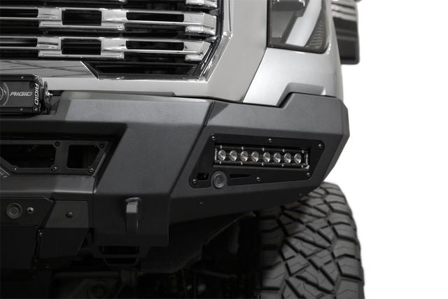 Addictive Desert Designs 24+ GMC 2500/3500 Phantom Front Bumper w/Winch- Hammer Black