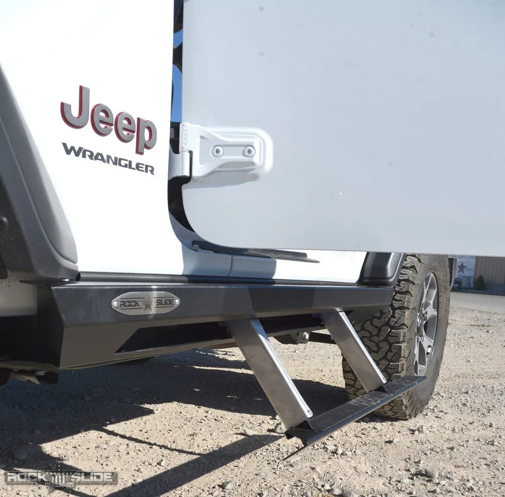 Rock Slide Engineering 2026 Jeep JL 2 Door Step Sliders 3rd Gen