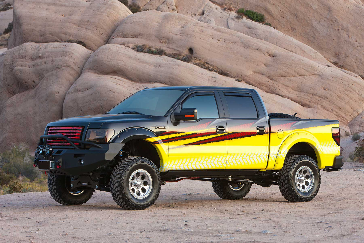 Fabtech 2009-2013 Ford F150 6″ Basic System GEN II w/ Front Stock Coilover Spacers & Rear Stealth Shocks – K2190M