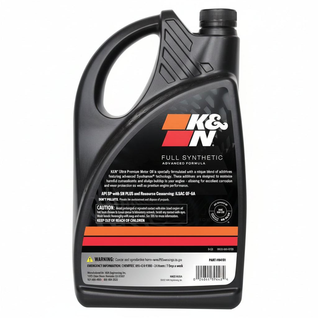 K&N 5W-20 Fully Synthetic Motor Oil - 5 Quarts