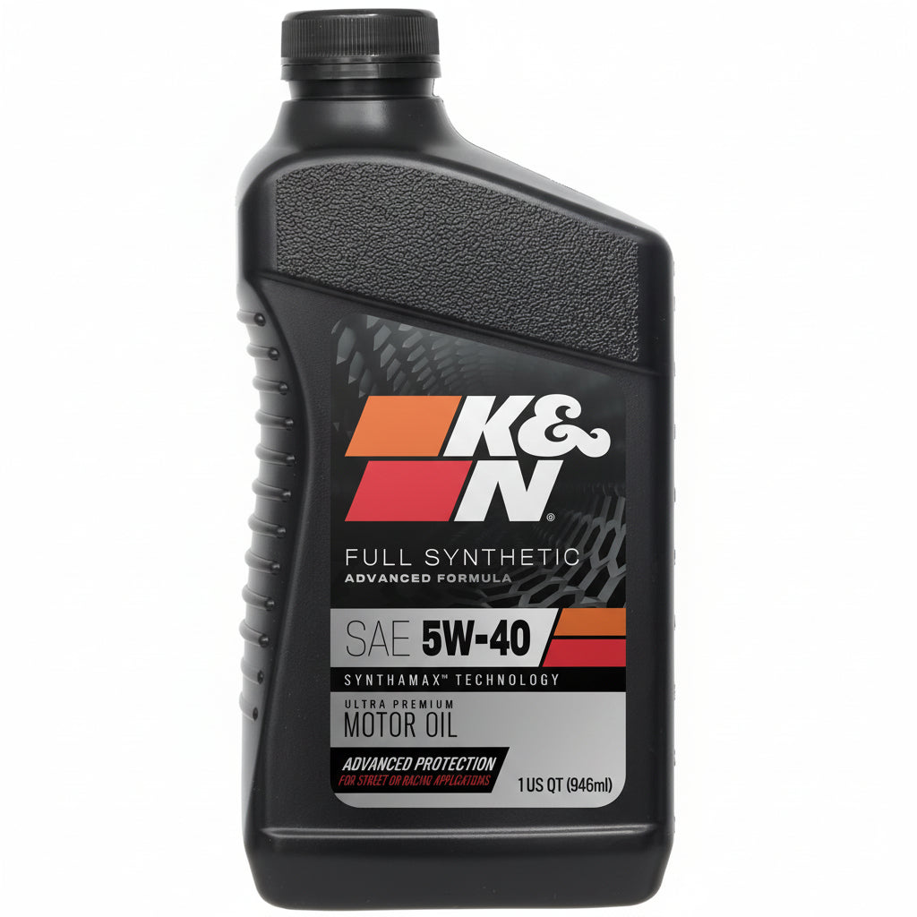 K&N 5W-40 Fully Synthetic Motor Oil - 1 Quart