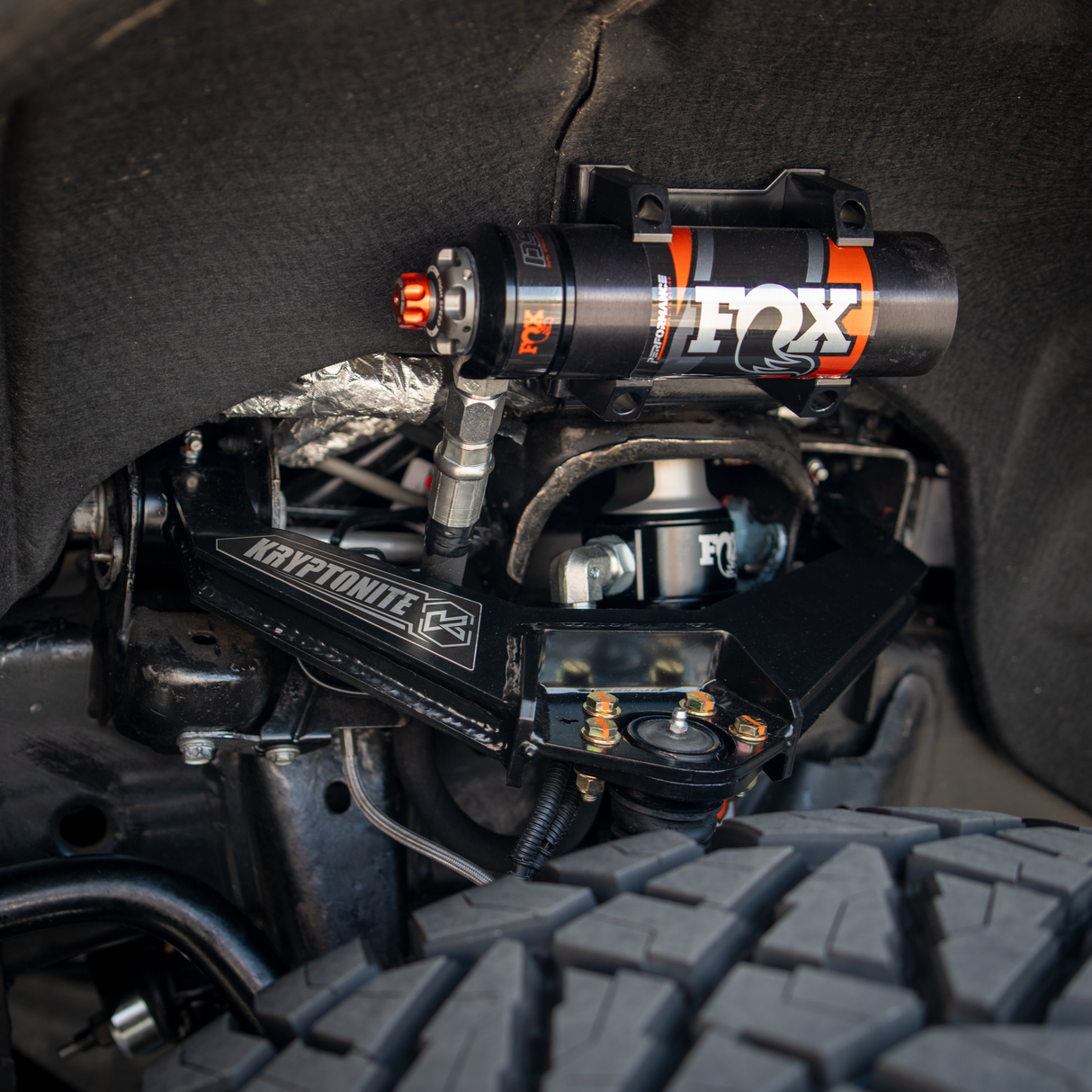 Kryptonite Death Grip Front Shock Reservoir Mount Kit for 2011+ Chevy/GMC 2500HD/3500