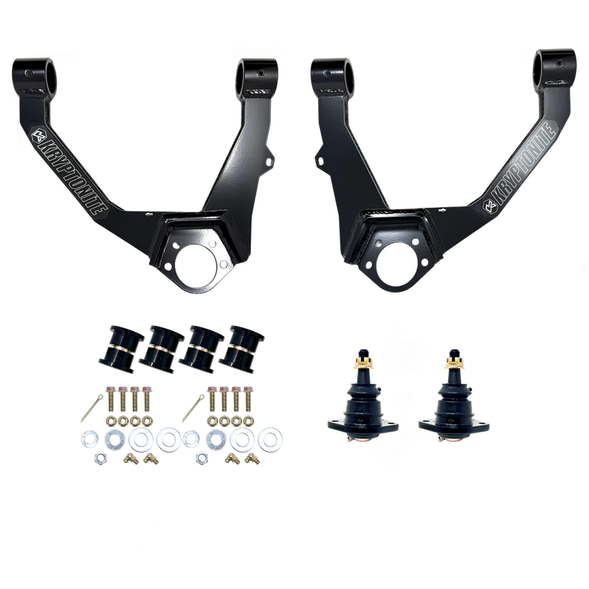 Kryptonite Upper Control Arm Kit for 1/2 Ton 6-LUG Chevy/GMC Trucks 2007–2018