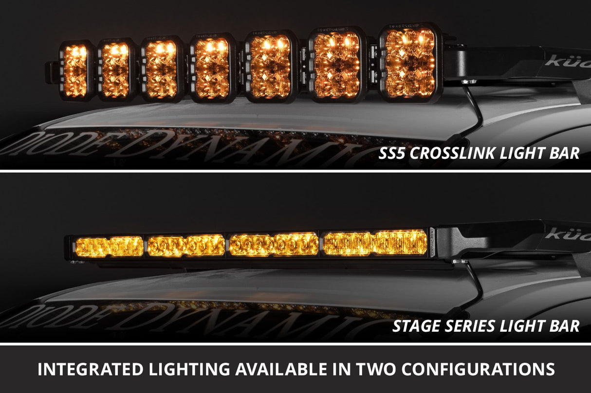 Diode Dynamics 10-24 Toyota 4Runner DEK Roof Rack SS40 Pro Light Bar - DC Combo