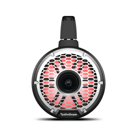 Rockford Fosgate M2 8in. Color Optix 2-Way Horn Loaded Wake Tower Speakers (Pair) - Black