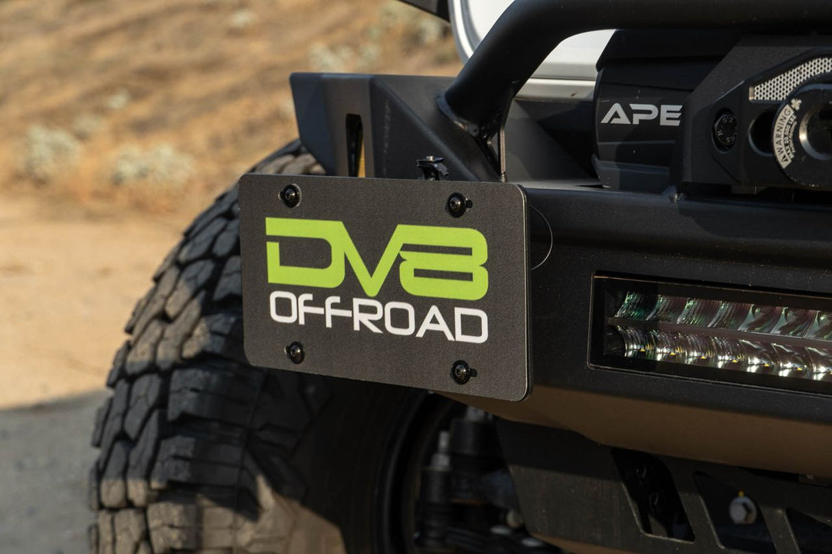 DV8 Offroad Universal Quick Release D-Ring License Plate Mount