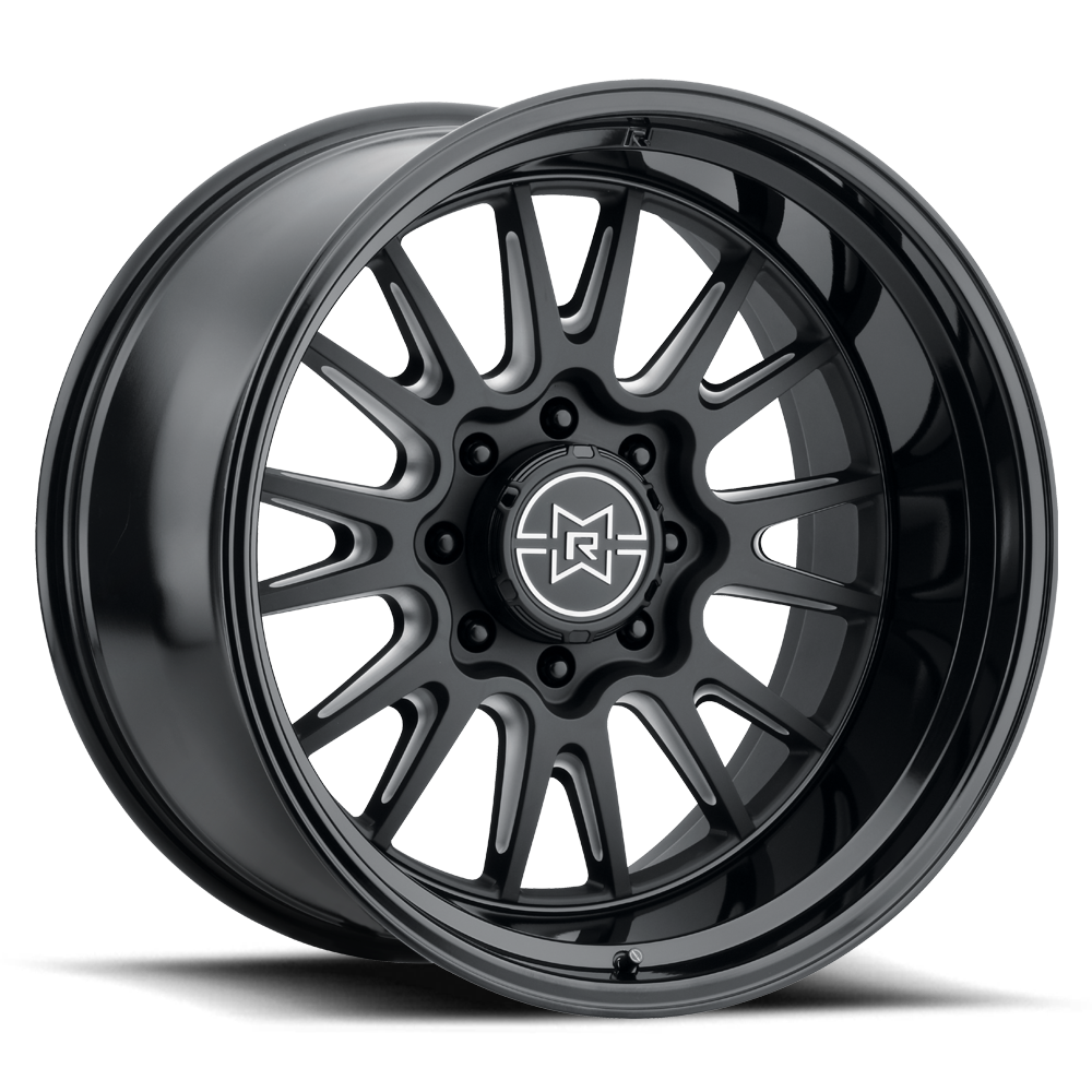 Method MR802 Raised Double Black Milled 22x12 8-Lug Wheel