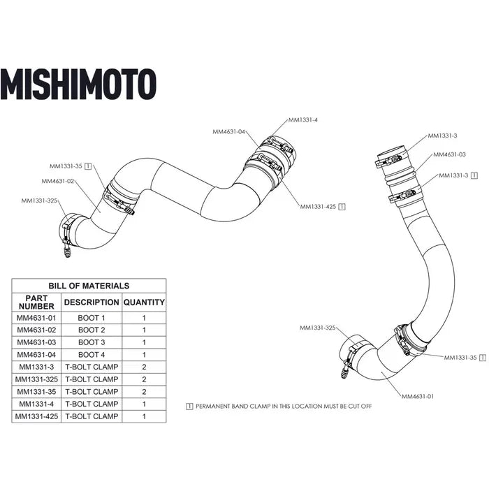 Factory-Fit Boot Kit, fits RAM 6.7L Cummins 2019-2024