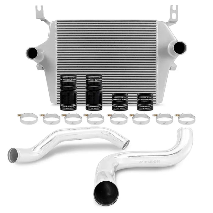 Mishimoto Intercooler Kit, Silver/Polished, fits Ford 7.3L Powerstroke 1999-2003