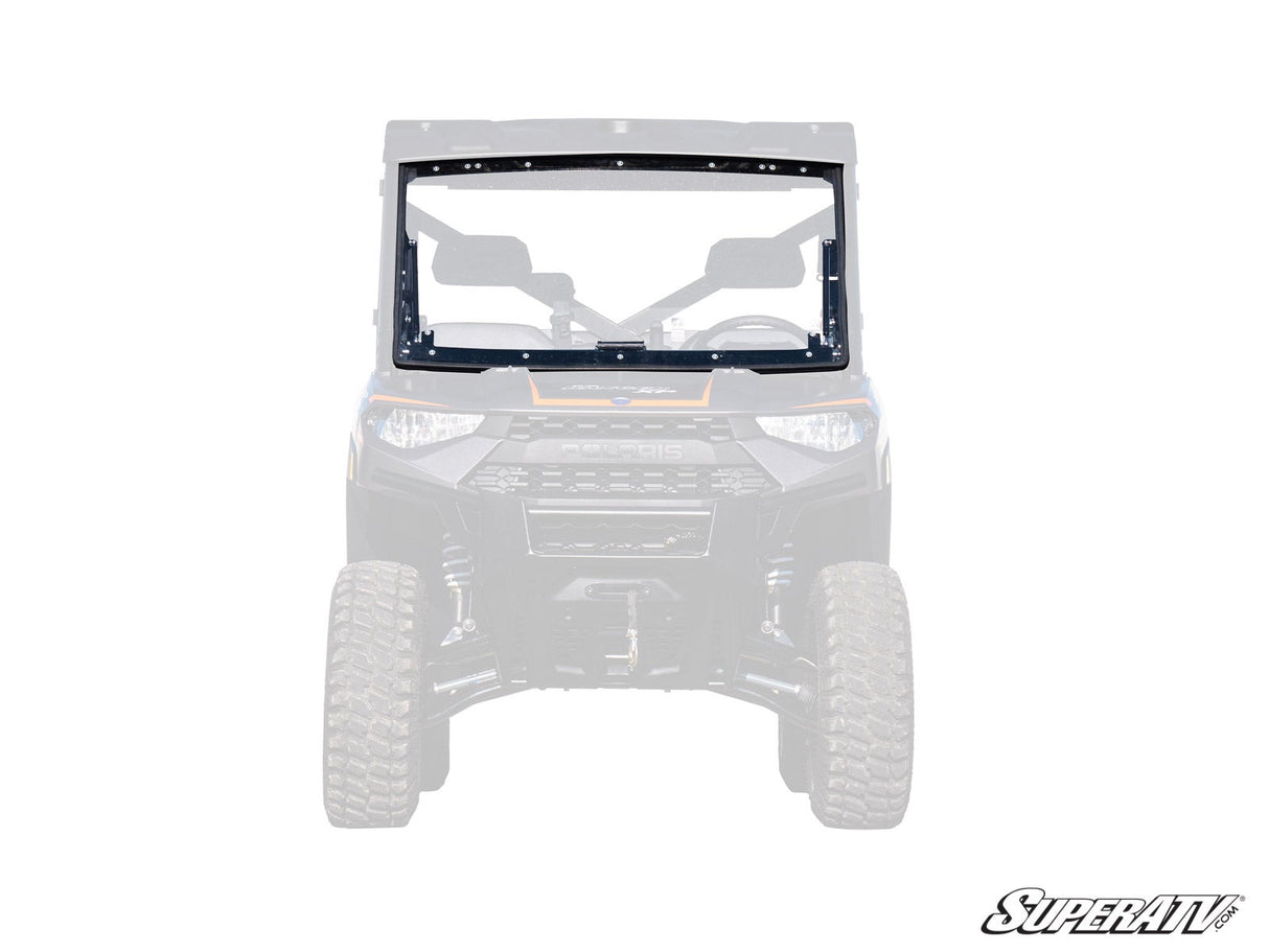 SuperATV Polaris Ranger XP 1000 Scratch Resistant Flip Down Windshield
