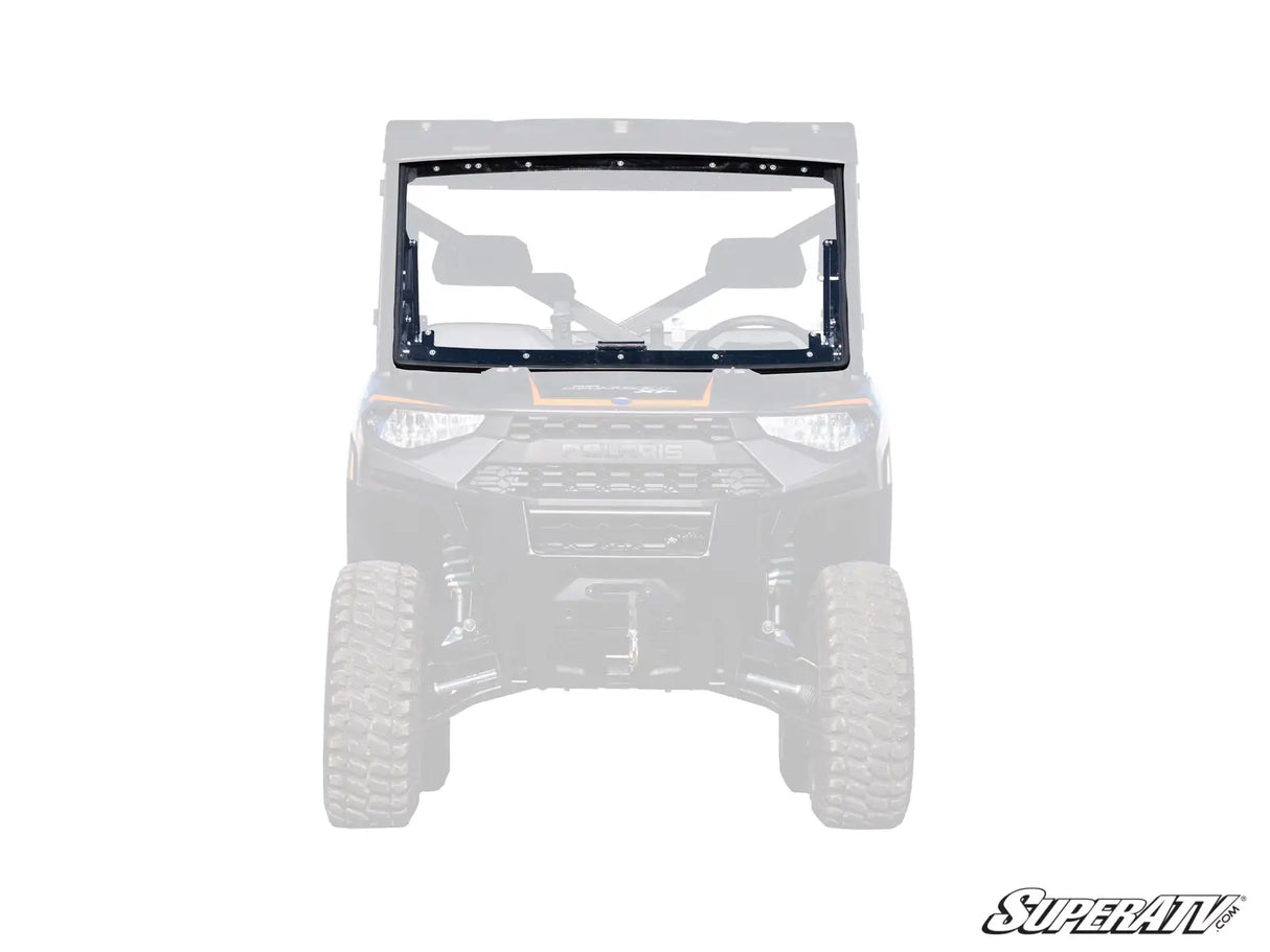 SUPERATV Polaris Ranger XP Kinetic Scratch-Resistant Flip Windshield