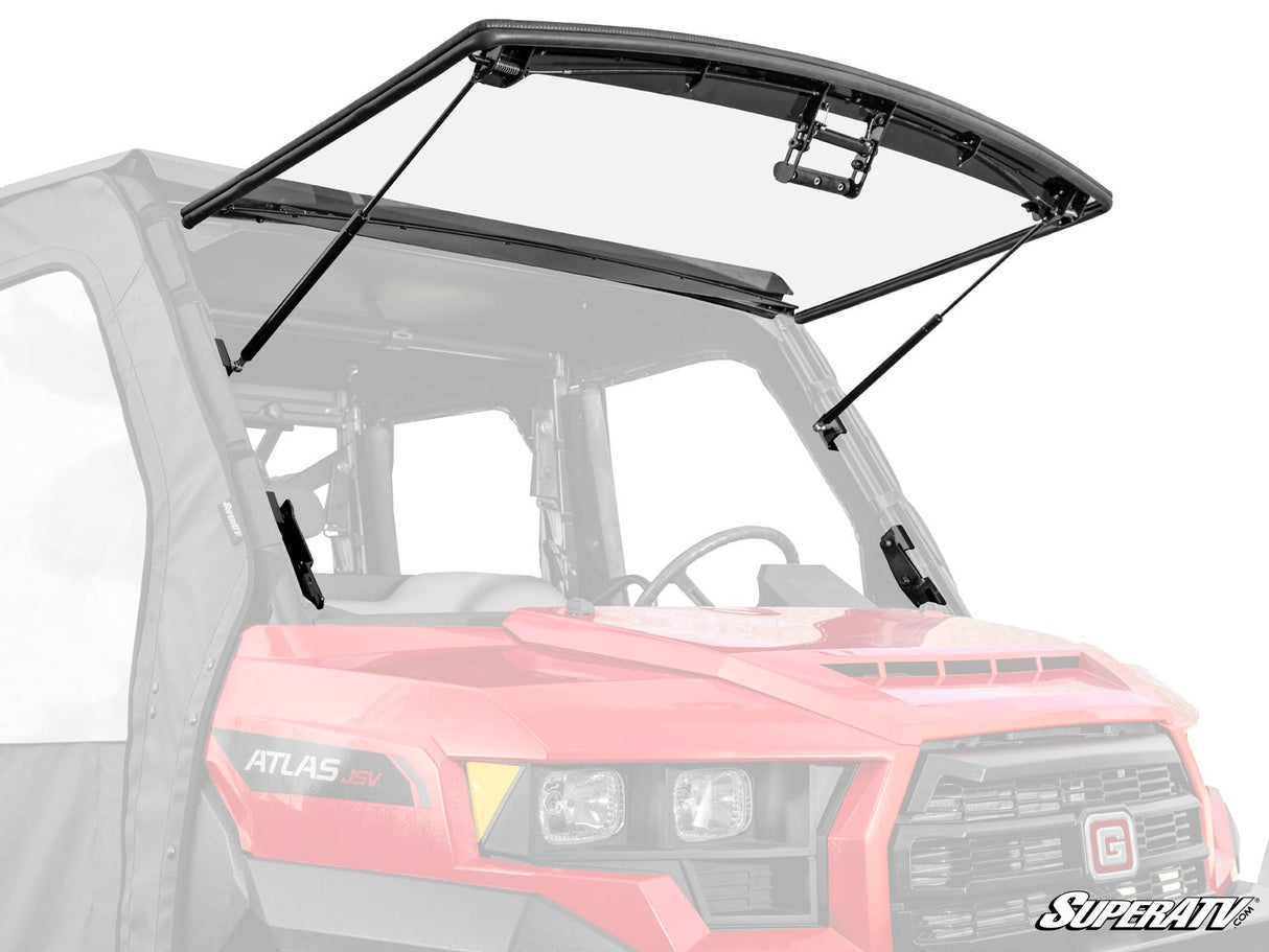 SuperATV Gravely Atlas JSV Scratch-Resistant Flip Windshield