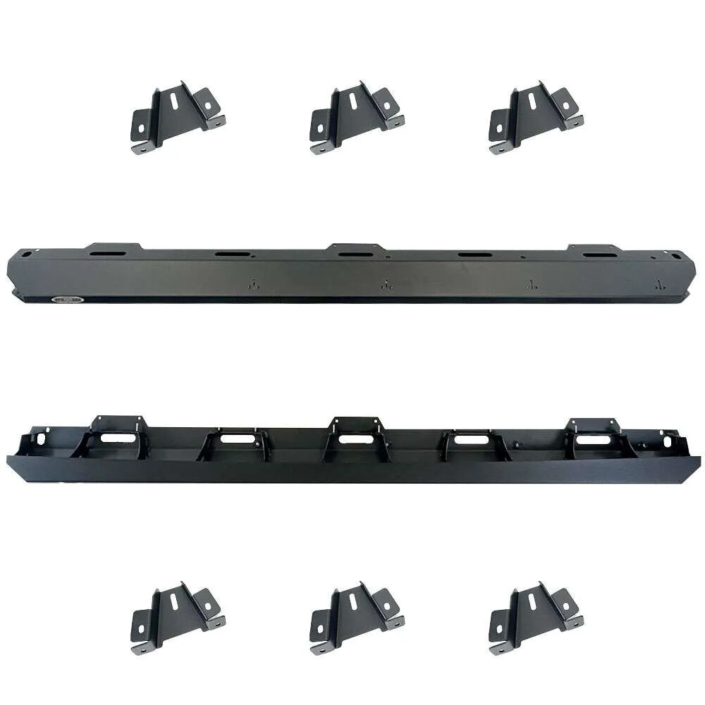 Rock Slide Engineering SL-301-JL4 Deluxe Rock Rail with 4" Drop Steps for 18-26 Jeep Wrangler JL Unlimited 4-Door