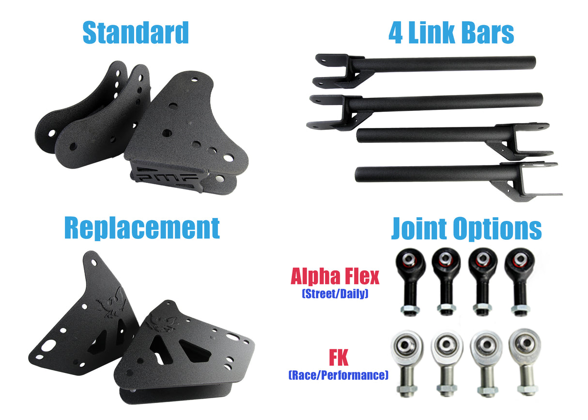 PMF Short Arm 4-Link for 2023+ FORD F-250/350/450