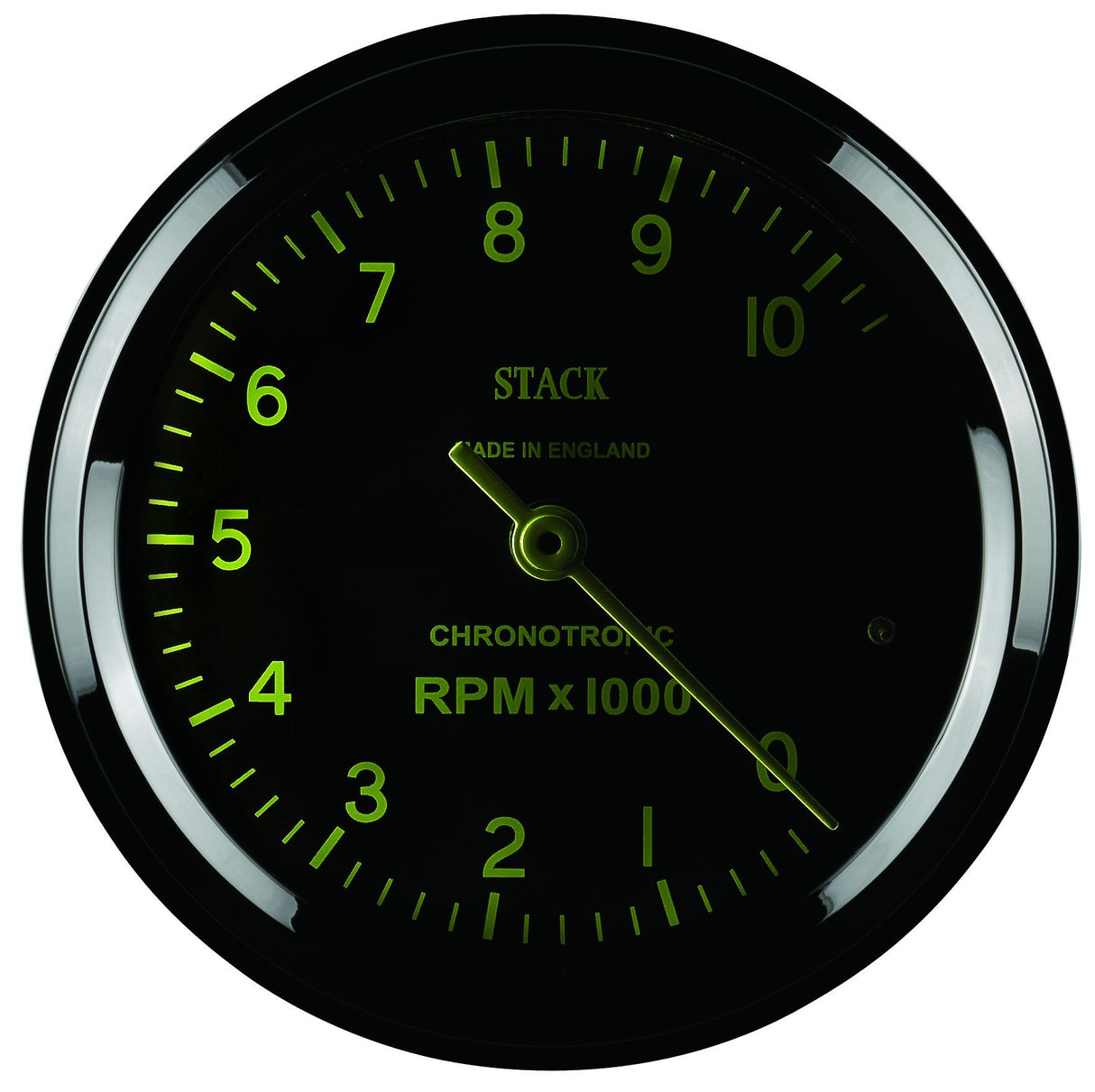 Autometer Chronocentric Tachometer - 80mm Blk - 0-10K RPM