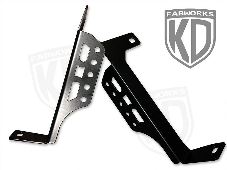 KD Fabworks 2011-2016 Ford Super Duty F-250/F-350 Bumper Brackets for 20" LED light bars