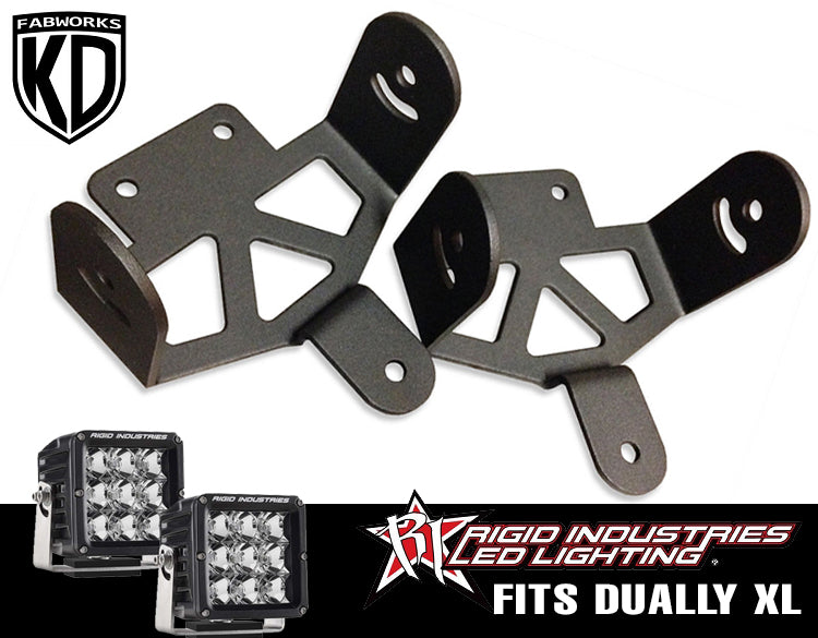 KD Fabworks 2011-2016 Ford Super Duty F-250/F-350 Rigid Industries Dually XL adapters