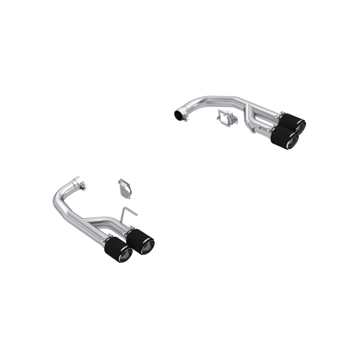 MBRP 24-25 Ford Mustang GT 5.0L T304 SS 2.5in Axle-Back Dual Rear w/ Quad Carbon Fiber Tips