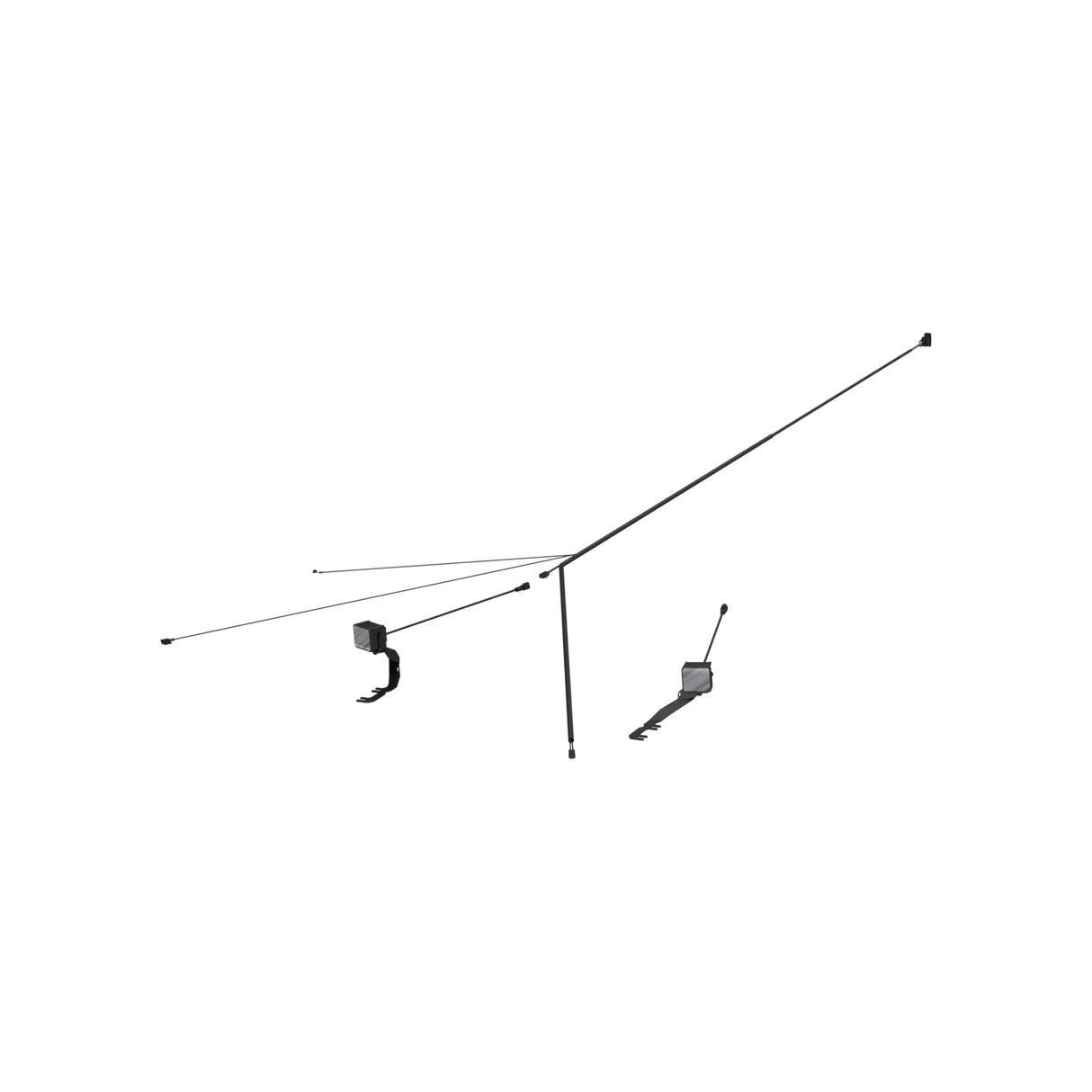 MBRP 24-26 Ford Ranger Ditch Light Kit - Flood Beam