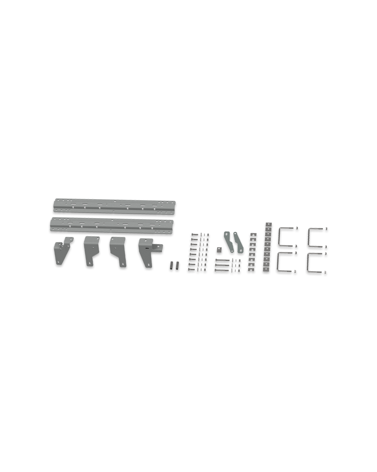 B&W Universal Mounting Rails with Custom Installation Brackets