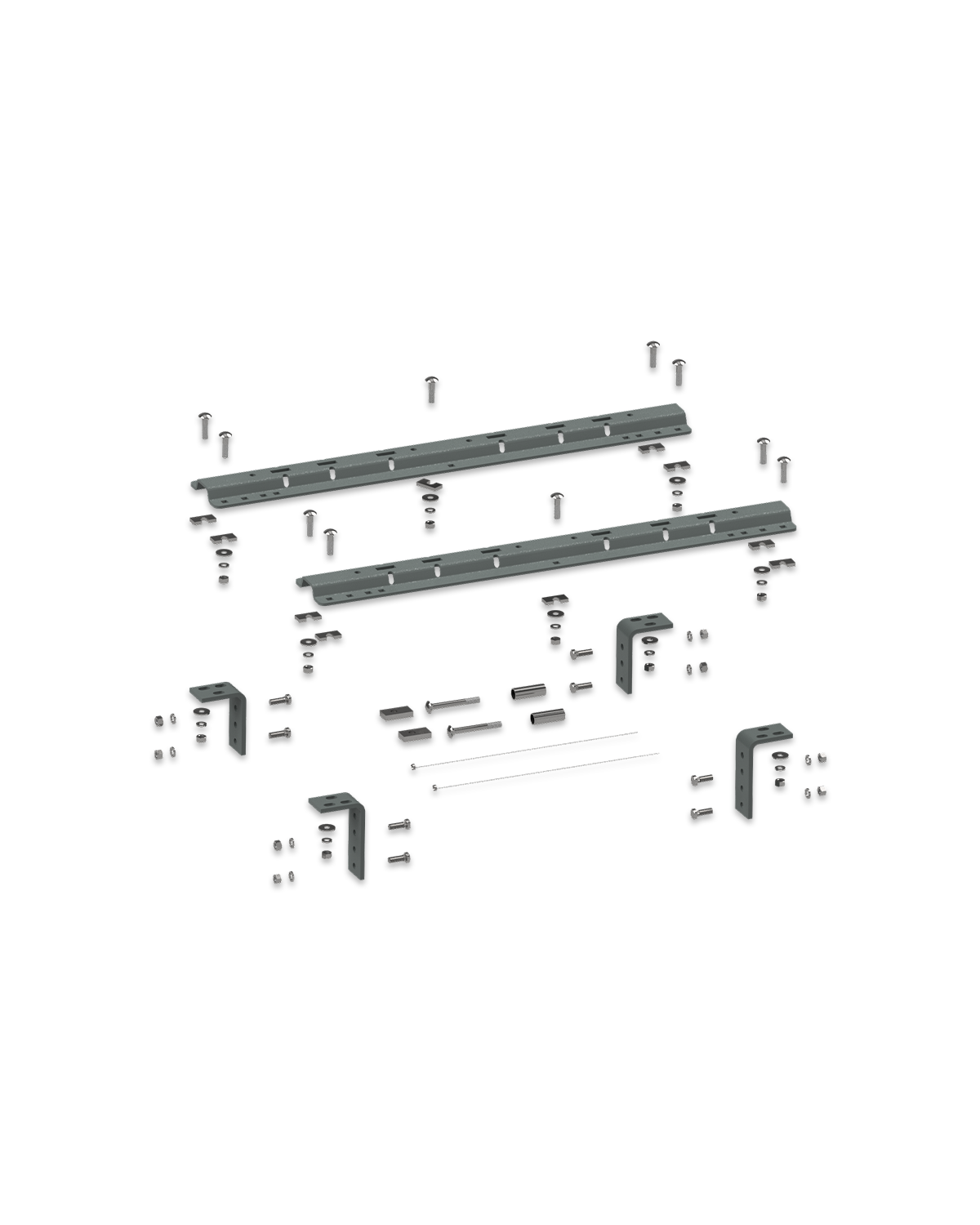 B&W Universal Mounting Rails and Supplemental Kit