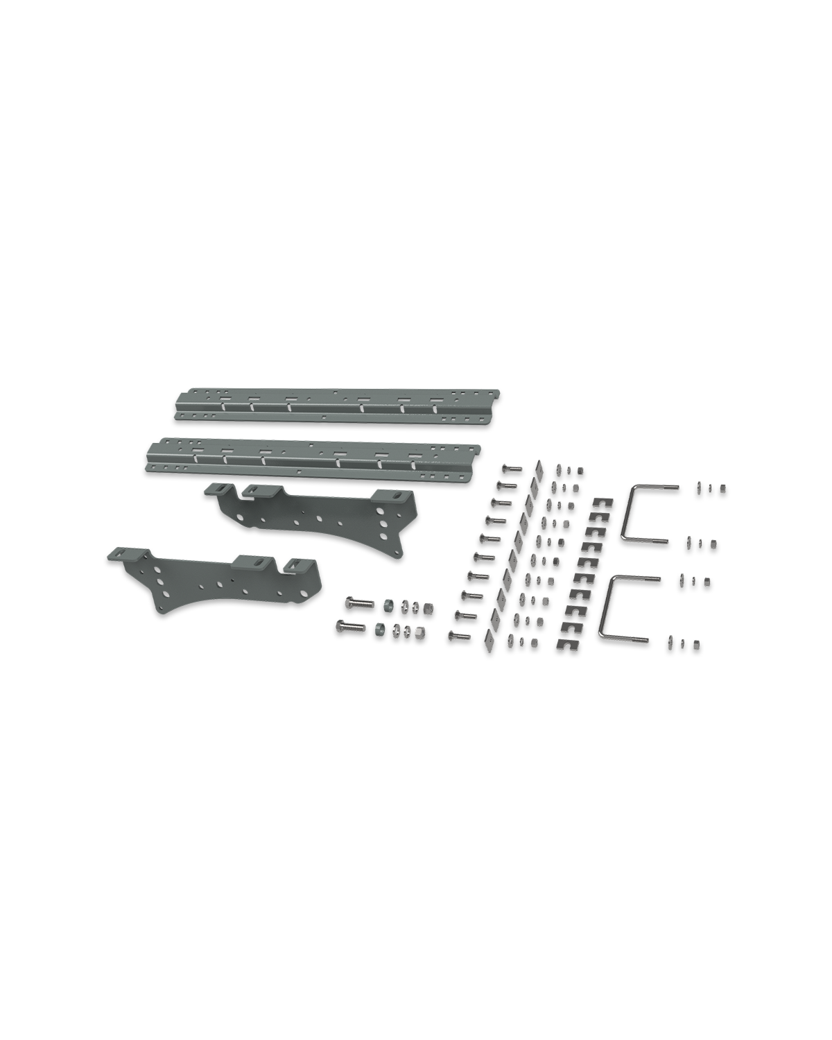 B&W Universal Mounting Rails with Custom Installation Brackets - RVK2400