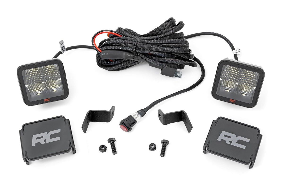 LED Light Kit | Ditch Mount | 2" Spectrum Pair | Spot | Ford F-150 (15-25)/F-150 Lightning (22-25)