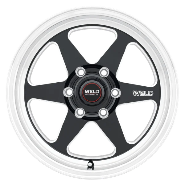 Weld Racing - Ventura 6 Drag | 20x10, 6x139.7, 7" Backspace, +38 Offset, Gloss Black Milled