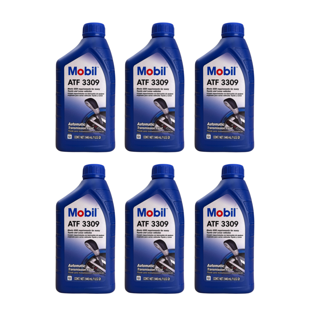 MOBIL 3309 ATF FOR AISIN AS69RC TRANSMISSIONS - CASE OF 6