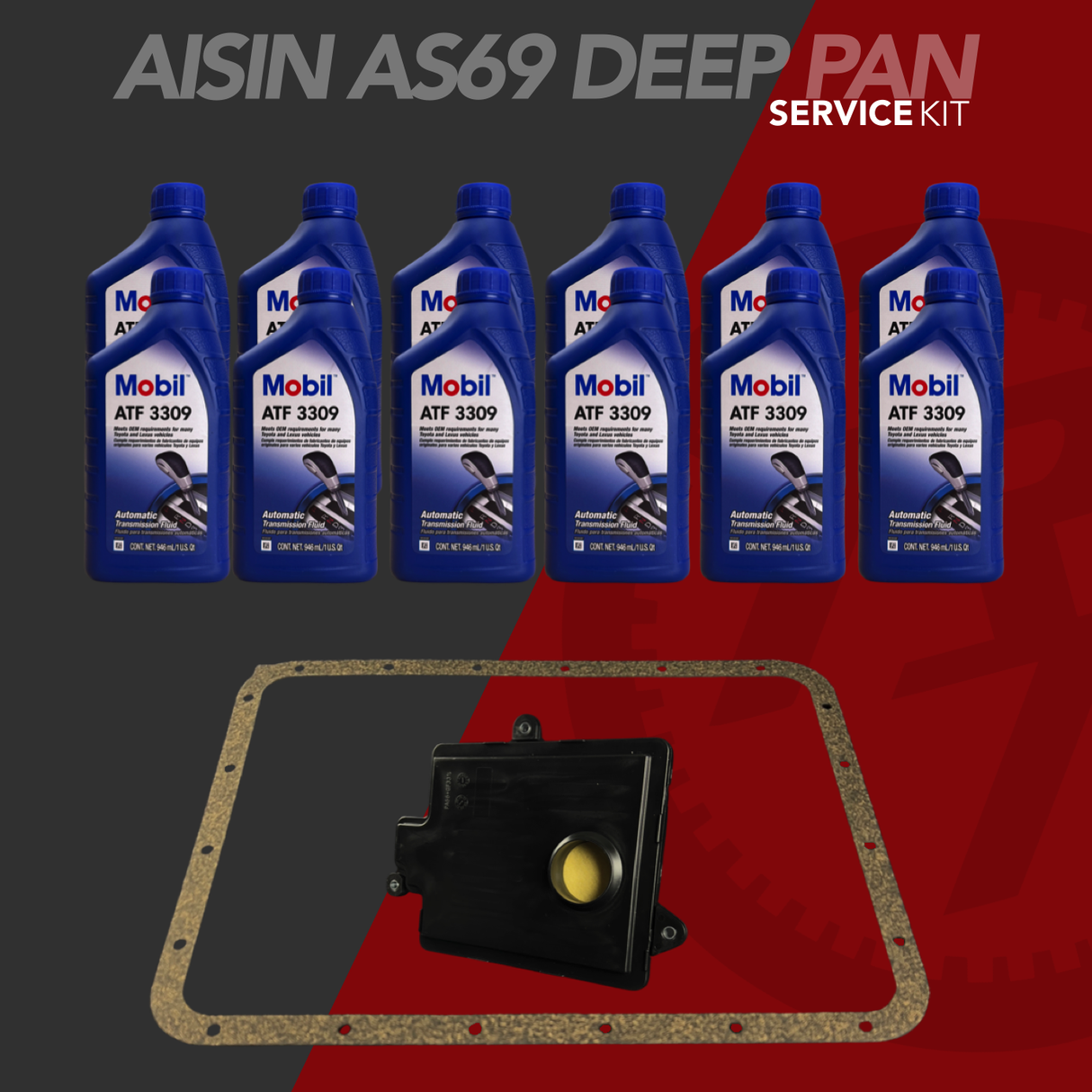 AISIN AS69RC SERVICE KIT - DEEP PAN WITH 3309 ATF