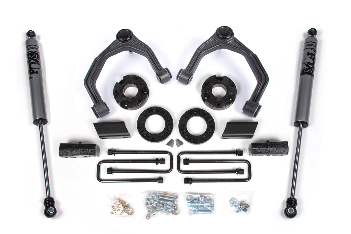 Zone Offroad 2019-2024 Chevy Silverado & GMC Sierra 1500 4WD 3.5" Adventure Series Lift Kit
