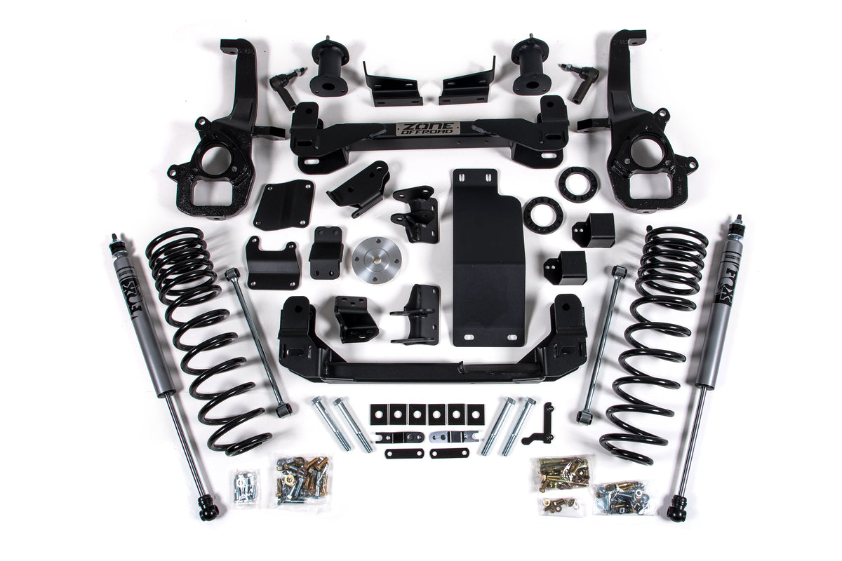 Zone Offroad 6in Lift Kit 2019-2024 Ram 1500 4WD - FOX Adventure Series