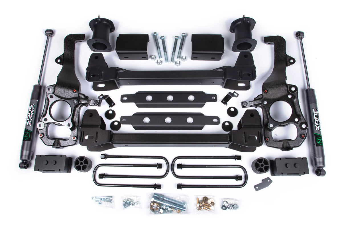 Zone Offroad 2021-2026 Ford F-150 2WD 6in Suspension Lift Kit