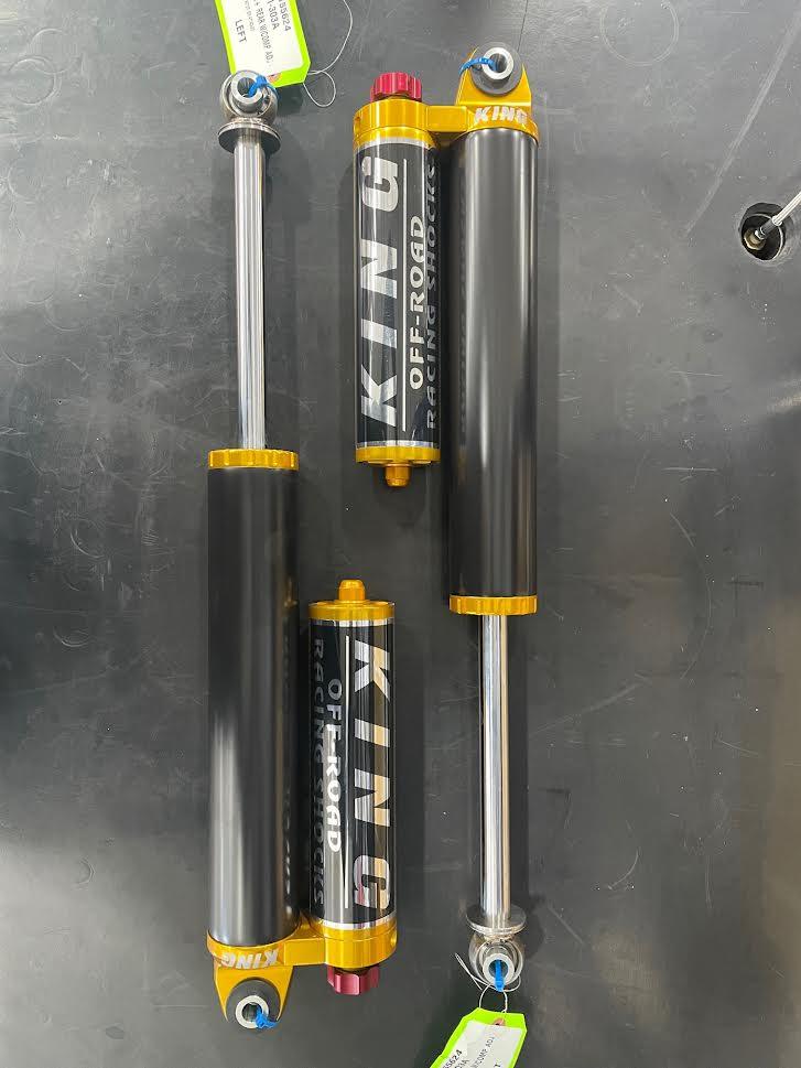King 11+ GM HD Rear Shocks Black/Gold Pair