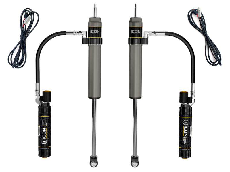 ICON 2010-2024 Toyota 4Runner, 1-3��� Lift, Rear V.S. 2.5 Aluminum Series Shocks, Remote Reservoir w/ CDEV, Pair
